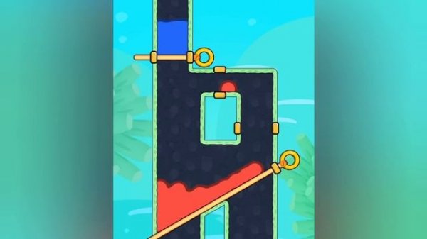 save the fish / pull the pin level save fish game Pull the pin mobile game android game Puzzle game
