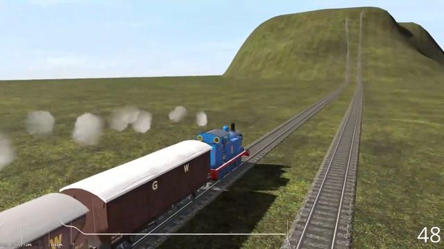 THOMAS DOUBLE TROUBLE! - CRASH ERROR! - THOMAS AND FRIENDS - TRAINZ RAILROAD SIMULATOR смотреть онлайн