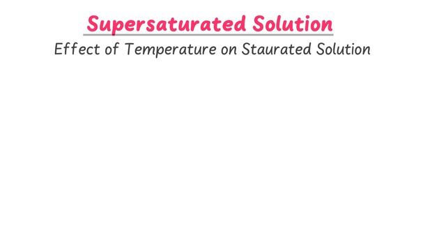 Saturated, Unsaturated and Supersaturated Solution | Chemistry смотреть онлайн