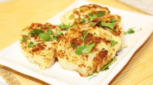 Шницель из капусты. Рецепт постного шницеля.