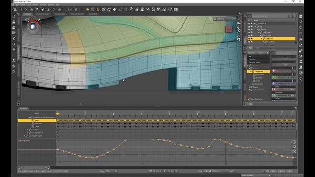 Genesis 9 shoe adjusting for animation. смотреть онлайн