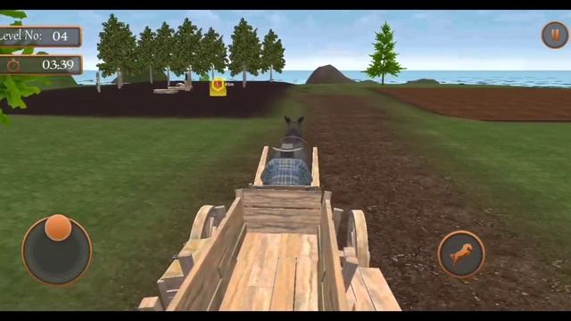 Real Farming Tractor Games ll Tractor Trolley Game ll android Gameplay смотреть онлайн