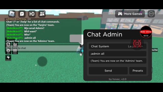 New Script Fe Chat Roblox Admin Arceus X/Fluxus/Delta X Android 2024 смотреть онлайн