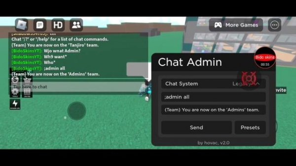 New Script Fe Chat Roblox Admin Arceus X/Fluxus/Delta X Android 2024