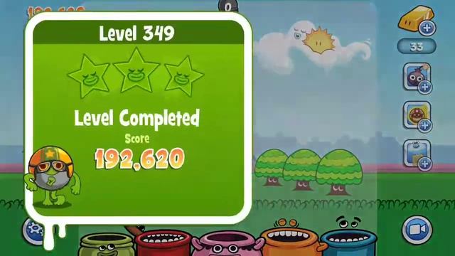 papa pear saga level 349 no boosters NEW смотреть онлайн