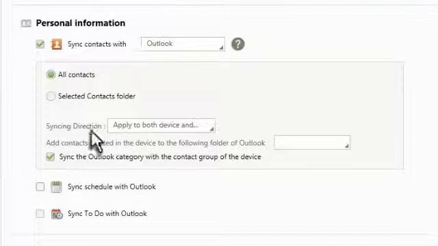 How to Sync Contacts and Calendars with Samsung Kies смотреть онлайн