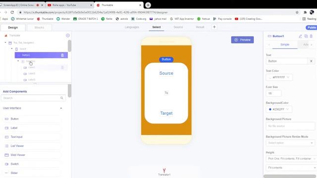 How To Create A Translator App In Thunkable (blocks)