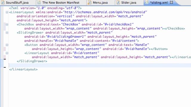 Android Application Development Tutorial - 81 - SlidingDrawer Example смотреть онлайн