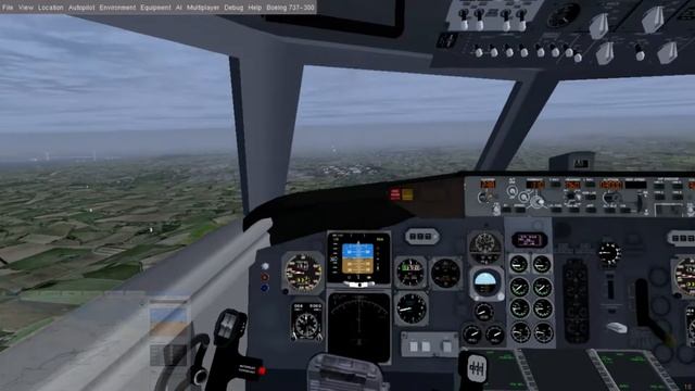 FlightGear | B737-300 | 192KT Wind Speed = VTOL 737 смотреть онлайн