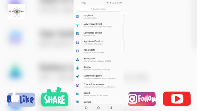 How to Change wallpaper Infinix Note 7 Lite || New Setting Infinix Mobile смотреть онлайн