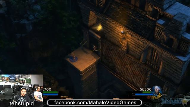 Lara Croft and the Guardian of Light - Co-Op Walkthrough - Level 2 - Temple Grounds - Part 1 смотреть онлайн