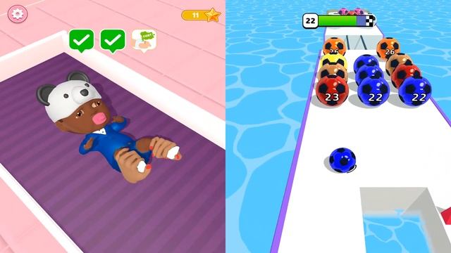 Cute Baby Maker Factory | Marble Run 3D - All Level Gameplay iOS/Android | New Update смотреть онлайн