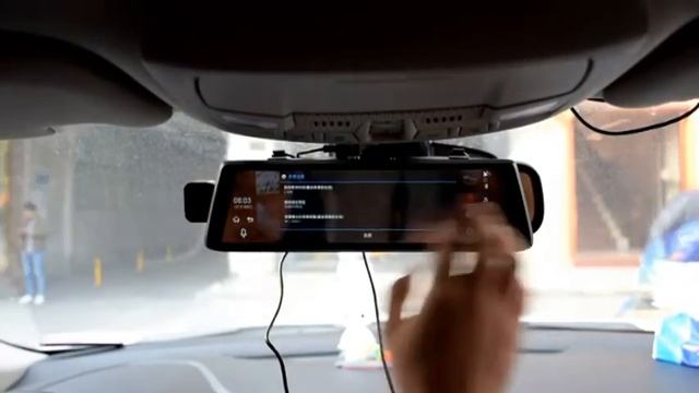 Fun CUagain CUV6 Smart 10inch Mirror DVR 3G WIFI Dash Cam Android Night Vision Recorder смотреть онлайн