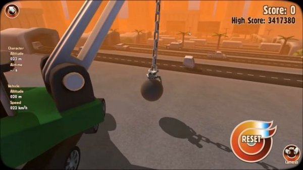 Turbo Dismount #2 Wrecking Ball Swing Challenge