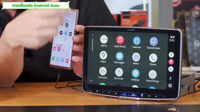 จอ Android VS จอแบรนด์ ใช้ Apple CarPlay และ Android Auto เหมือนกัน❓ смотреть онлайн