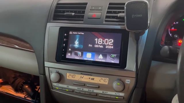 ติดตั้งจอ Kenwood DMX7522S | Toyota Camry ACV40 รองรับ Apple CarPlay และ Android Auto ไร้สาย смотреть онлайн