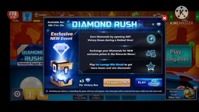 Bright Diamond Cue 💎 Max trick latest version 5.2.3 😱 💯 Working trick ❗By Jawad tips & Tricks 8bp😍 смотреть онлайн