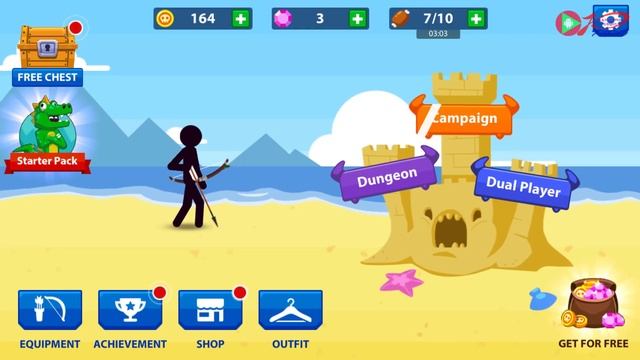 STICKMAN ARCHERY MASTER - Walkthrough Gameplay - INTRO (Android) смотреть онлайн