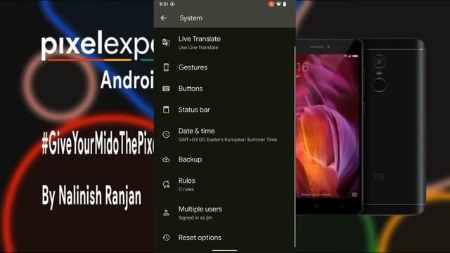 Pixel Experience Plus Unofficial Android12.1for Redmi Note 4/4x Mido смотреть онлайн