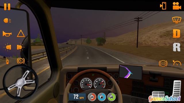 Truck Simulator USA #4 - 18 Wheeler Truck Milk Container Transport - Android Gameplay смотреть онлайн
