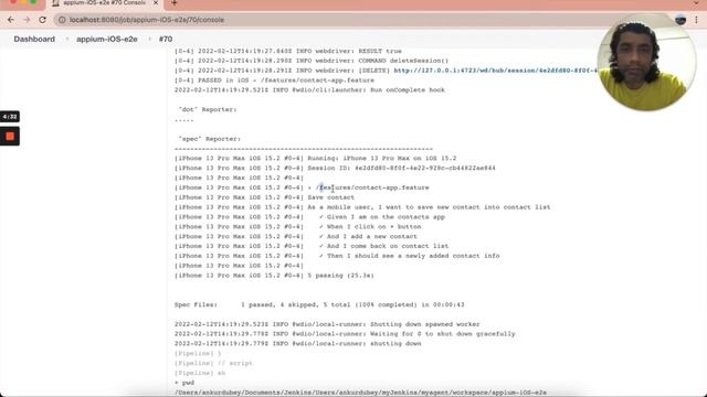 Appium iOS Jenkins pipeline execution смотреть онлайн
