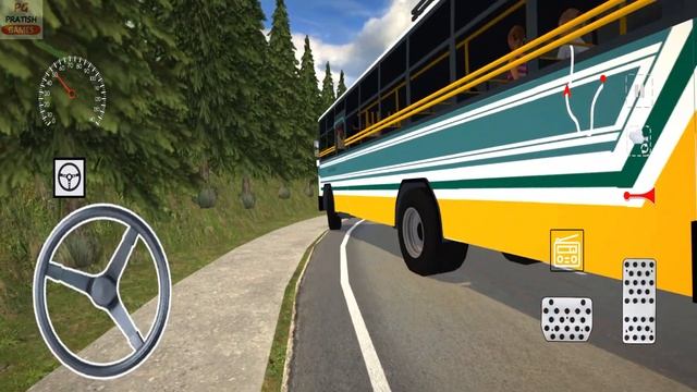 DTC Delhi Bus Driving in Bharat Bus Simulator - 3D Game Android Gameplay | Indian Bus Game Download смотреть онлайн