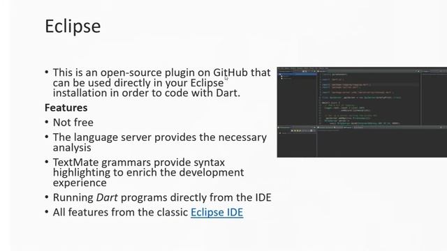 Best IDE's for development on Dart смотреть онлайн