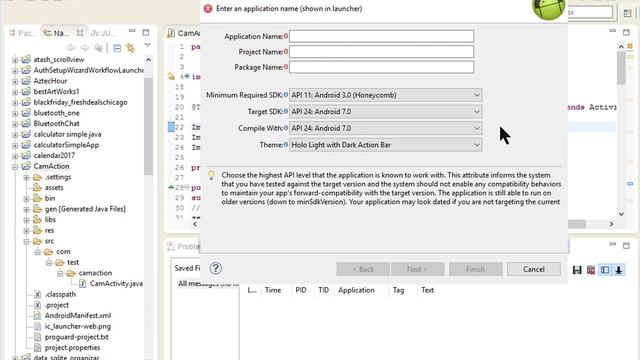 Android Eclipse Tutorial 1. LEARN ANDROID PROGRAMMING IN 24 HRS. смотреть онлайн