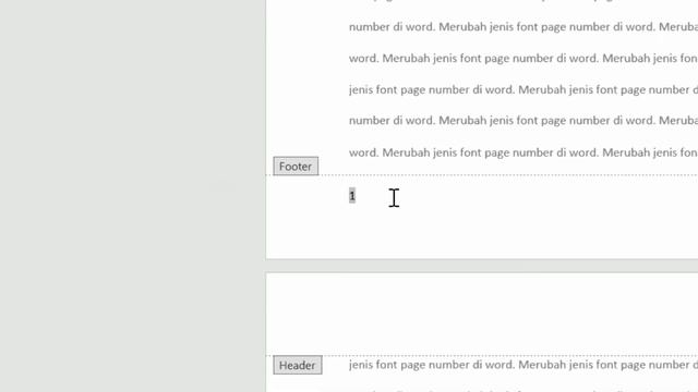 Merubah Jenis Huruf / Font Page Number (Nomor Halaman) Ms Word смотреть онлайн