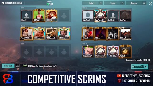 BIG BROTHER COMPETITIVE SCRIMS | Ft. Soul, Xspark, Velocity, Global, Blind, OR смотреть онлайн