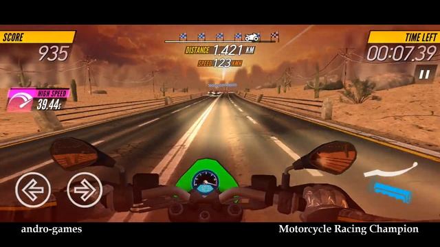 Motorcycle Racing Champion (by mobirix) - racing game for Android and iOS - gameplay. смотреть онлайн