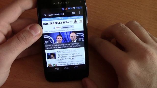 Alcatel OT 997D Ultra con Android 4.1.1 Jelly Bean da TechZilla.it смотреть онлайн