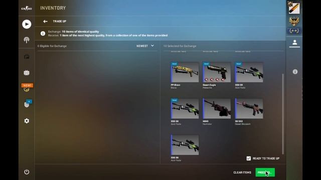 FN GLOCK PINK DDPAT TRADE UP!!! смотреть онлайн