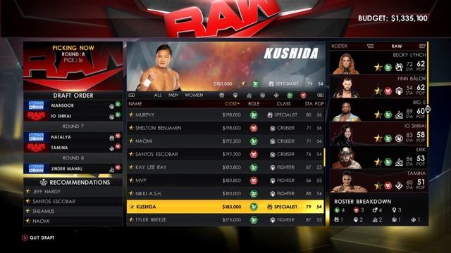 WWE 2K22 My GM Mode - WWE 2K22 New Beginning New Draft #WWE2K22 #12 смотреть онлайн