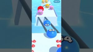 Soft Ball Run Merge 2048 ! All Levels Gameplay (1-18) android, ios
