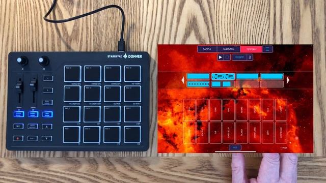 Donner STARRYPAD Midi Pad Controller - How to Set Up & Use With Your iPad смотреть онлайн