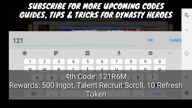 Dynasty Heroes: Legend of SamKok 9 Gift Codes for Android, iOS Mobile Game смотреть онлайн