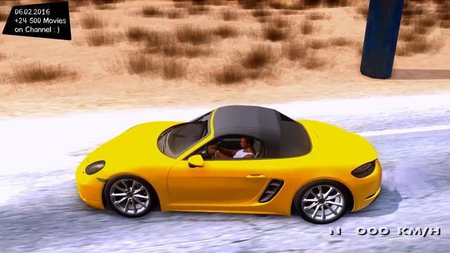 2017 Porsche 718 Boxster S - GTA San Andreas 1440p / 2,7K 60FPS _REVIEW смотреть онлайн