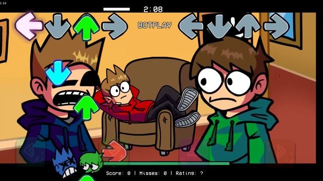 FNF Mods Close chuckle but Tom and Edd sings it Android port смотреть онлайн