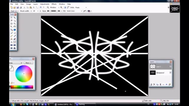 [Paint.Net tutorial] Wallpaper (It looks a bit like a celtic sign :D) смотреть онлайн