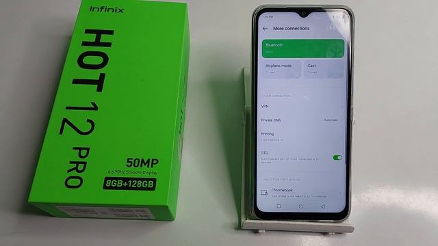 How to turn on otg connection in Infinix hot 12 pro смотреть онлайн