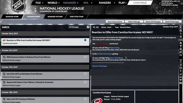 Franchise Hockey Manager 6 (FHM6) - New York Rangers Ep. 3 смотреть онлайн