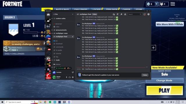 How to speed up matchmaking in OG fortnite (project ERA) смотреть онлайн