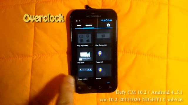 디파이(Defy CM 10.2 / Android 4.3.1 Jelly bean) смотреть онлайн