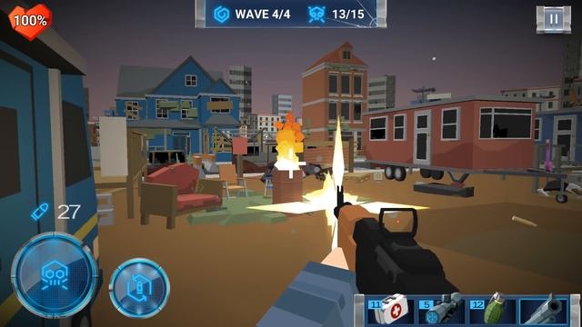 The Walking Zombie: Dead City - Gameplay Walkthrough Part 12 - BOSS BIG WORM Day 115 - 125 (Android смотреть онлайн