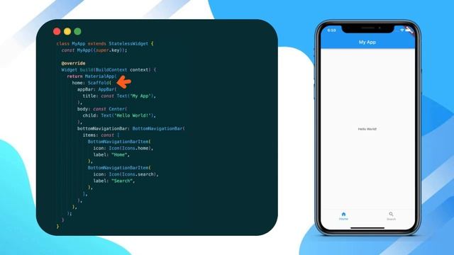 Flutter Tutorial #3 : Creating a Basic Layout with the Flutter Scaffold Widget смотреть онлайн