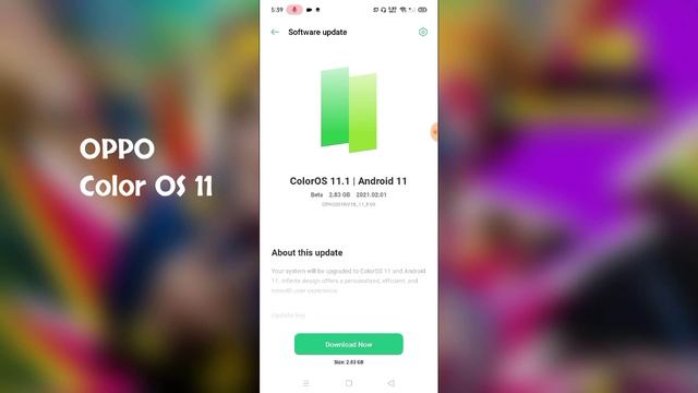 OPPO Phone Color OS 11 1 Android 11 Update Start смотреть онлайн