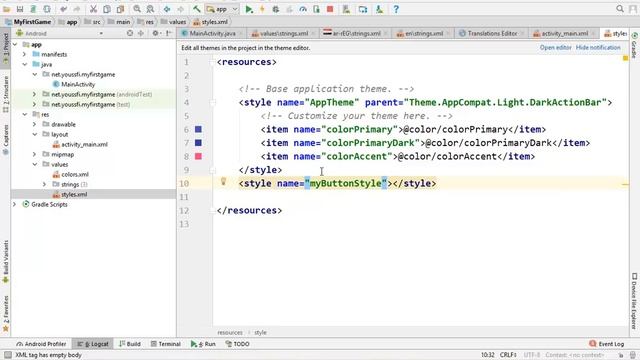 Part 4 Développement Mobile Natif Android Première Application JEU смотреть онлайн