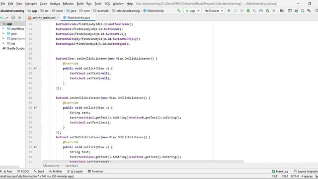 Calculator in android studio | Part-2 | Complete calculator with amazing UI смотреть онлайн