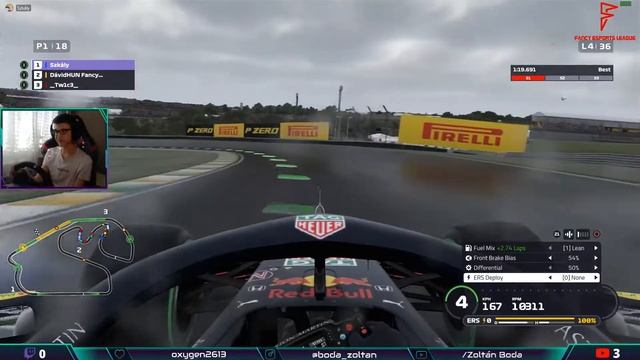 LIVE ONBOARD | Fancy eSports League 🏆 S2 R02 - Brazília🏁 F1 2019 смотреть онлайн